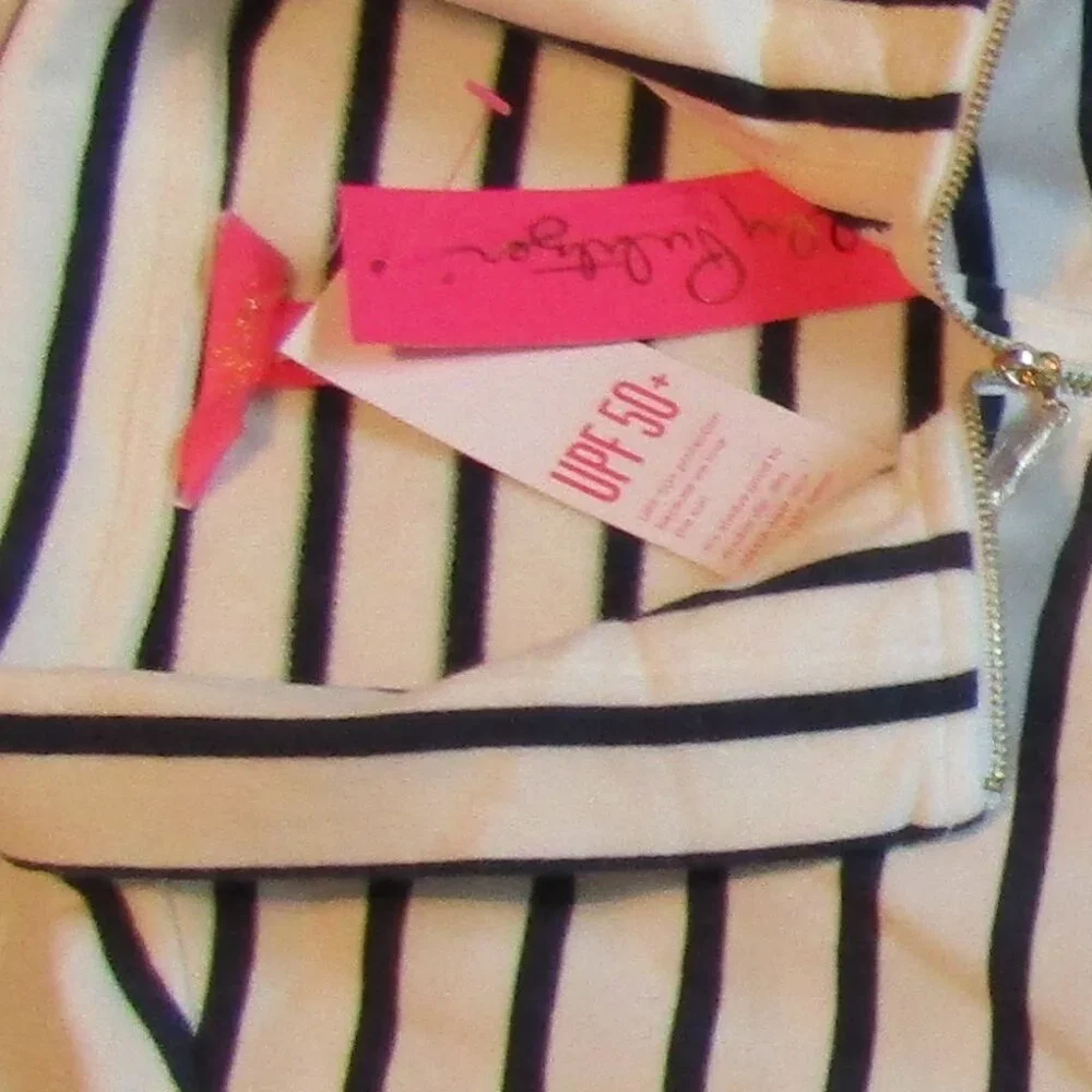 Lilly Pulitzer UPF 50+ Bennett Zip Up Jacket L